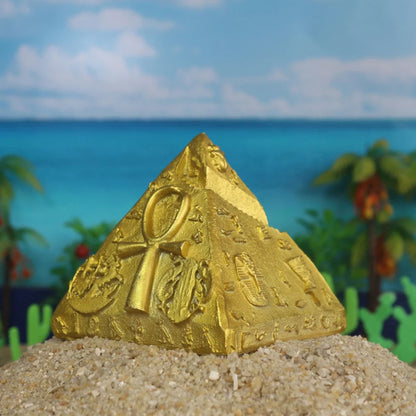 Pyramid Egyptian Statue Fish Accessories Desktop