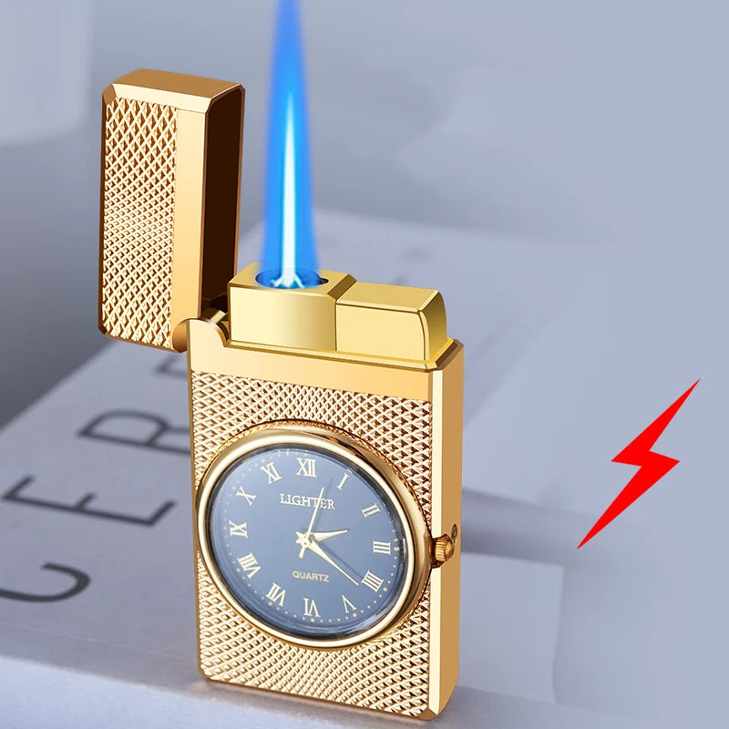 Creative Watch Lighter Metal Straight Windproof.