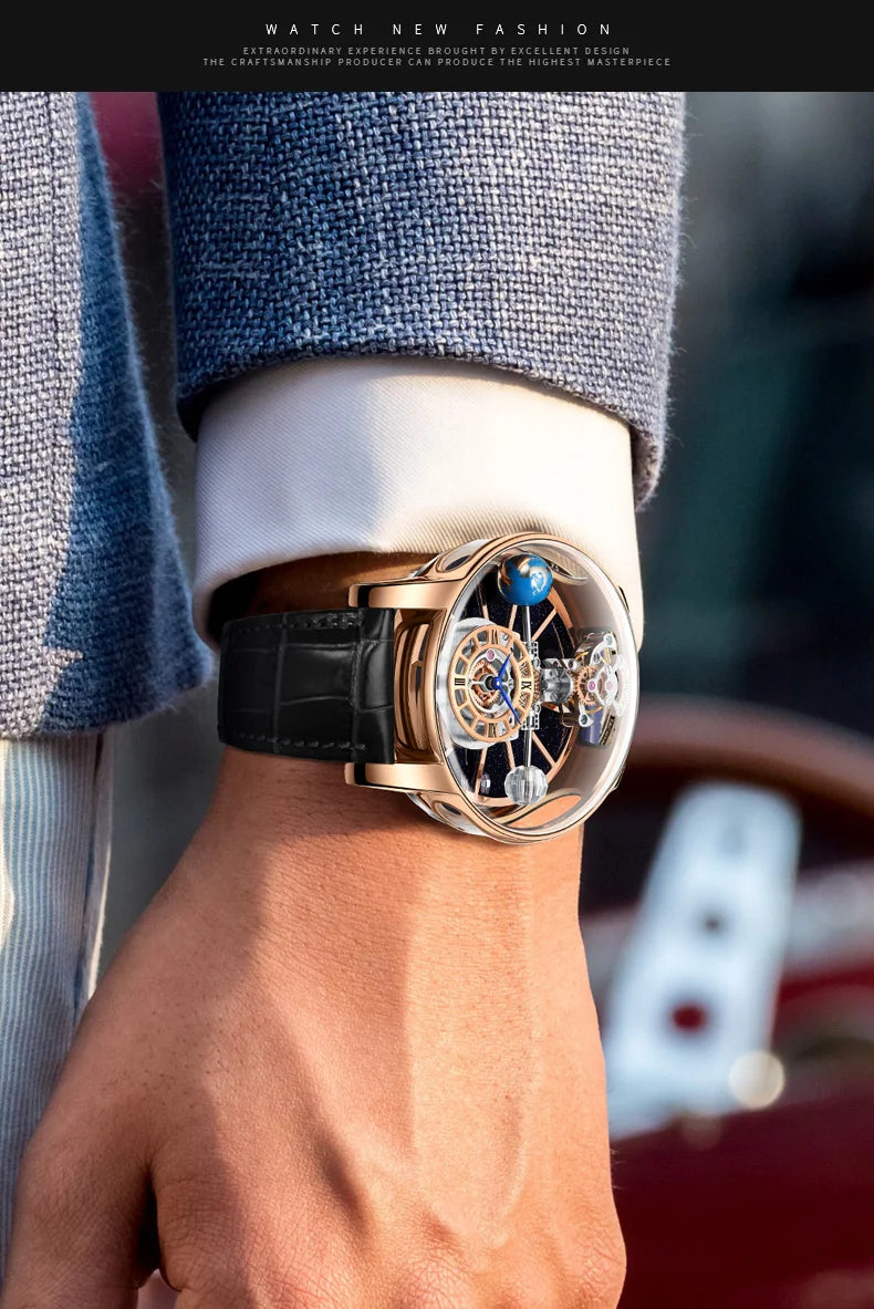 Jacob&amp;Co Design Mens Watches Diamond Tourbillion.