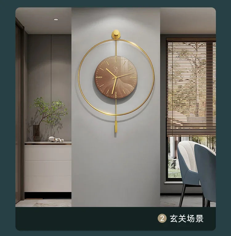 Personality Minimalist Clock Wall Clock Living Room.