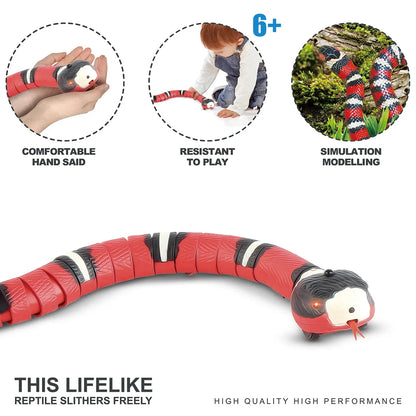 Cat Dog Pet Snake Toys Rechargeable Smart.