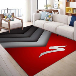 Fashion Art Print S-specialized Bicycle Logo Carpet Living Room Tea Table Sofa Kitchen Table Floor Mat Bedroom Non slip Rug Gift