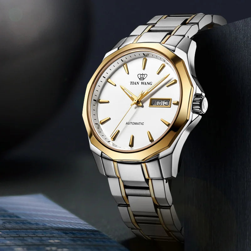 TIAN WANG Men's Watches Automatic Mechanical Watch.