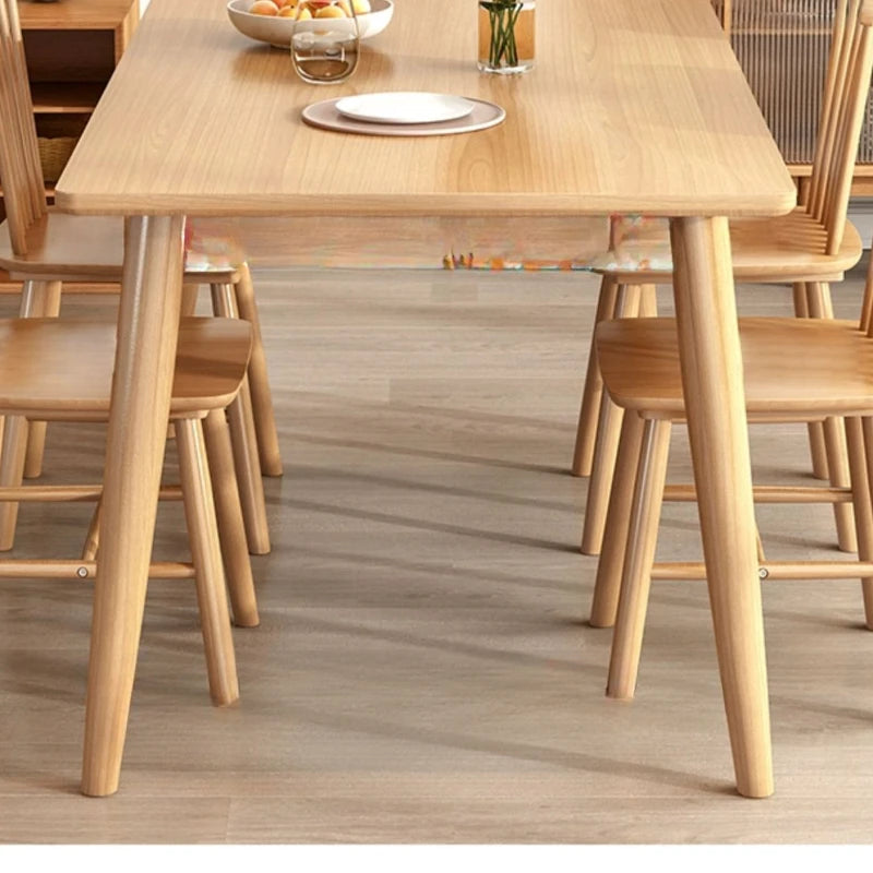 Chinese Floor Service Dining Sedentary Table Wooden Dinning Table Room Restaurants  Mobili Per La Casa Furniture Luxury