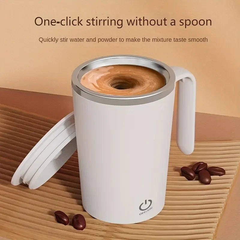 Self Mug Electric Magnetic Mixing Cup.