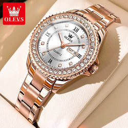 OLEVS Fashion Brand Women's Watches Calendar Week .