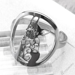 French Bulldog Pet Ring for Women Men