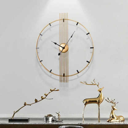 Modern Light Luxury Large Silent Wall Clocks.