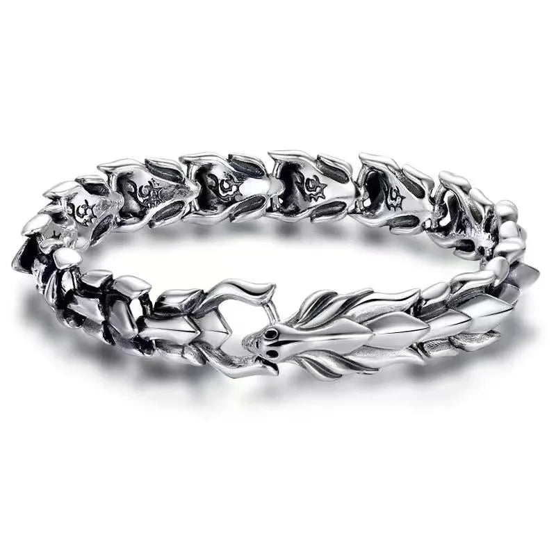 Vintage Silver Bangle For Men Jewelry Fashion