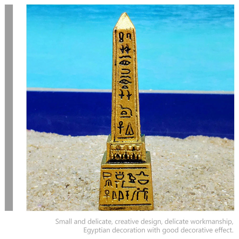 Egyptian Obelisk Psychological Sandbox Tower Figurine