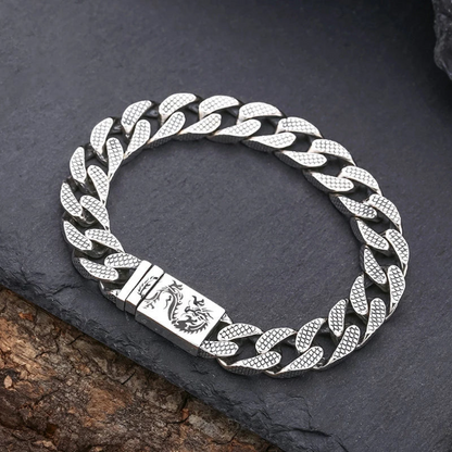 Retro Style Dragon 925 Sterling Silver Bracelet