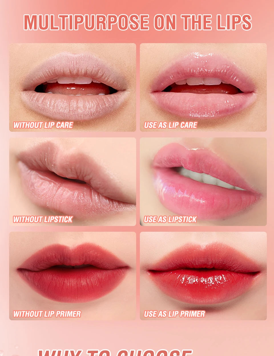 Color Changing Lipstick Moisturizing Lip Balm Nourising.