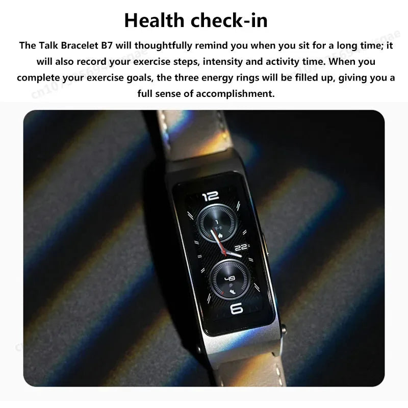 Huawei TalkBand B7 smart Bluetooth headset heart rate blood oxygen health monitoring running sports watch men and women