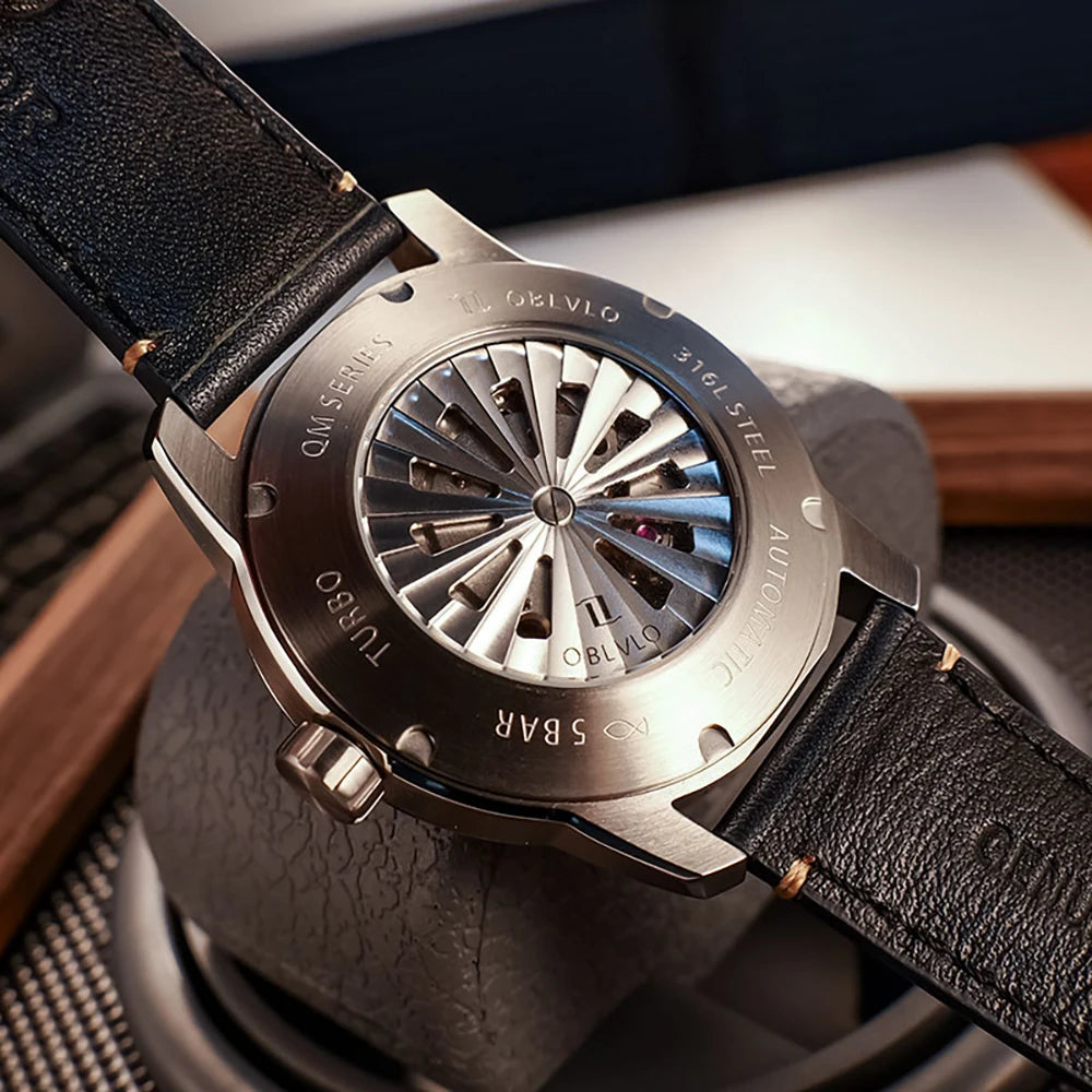 OBLVLO Brand Luxury Men's Mechanical Automatic Watch.