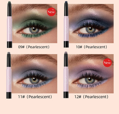 12 Colors Highlighter Eyeshadow Pencil Waterproof.