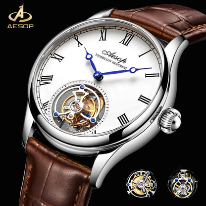 **AESOP Real Flying Tourbillon Mechanical Watch.