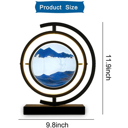 Adjustable Brightness LED Sands of Time Lamp.