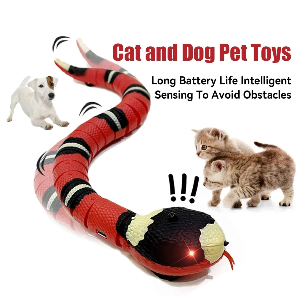 Cat Dog Pet Snake Toys Rechargeable Smart.