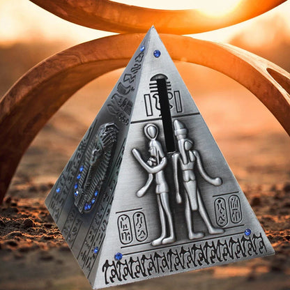 Antique Egyptian Pharaoh Pyramid Meditation.