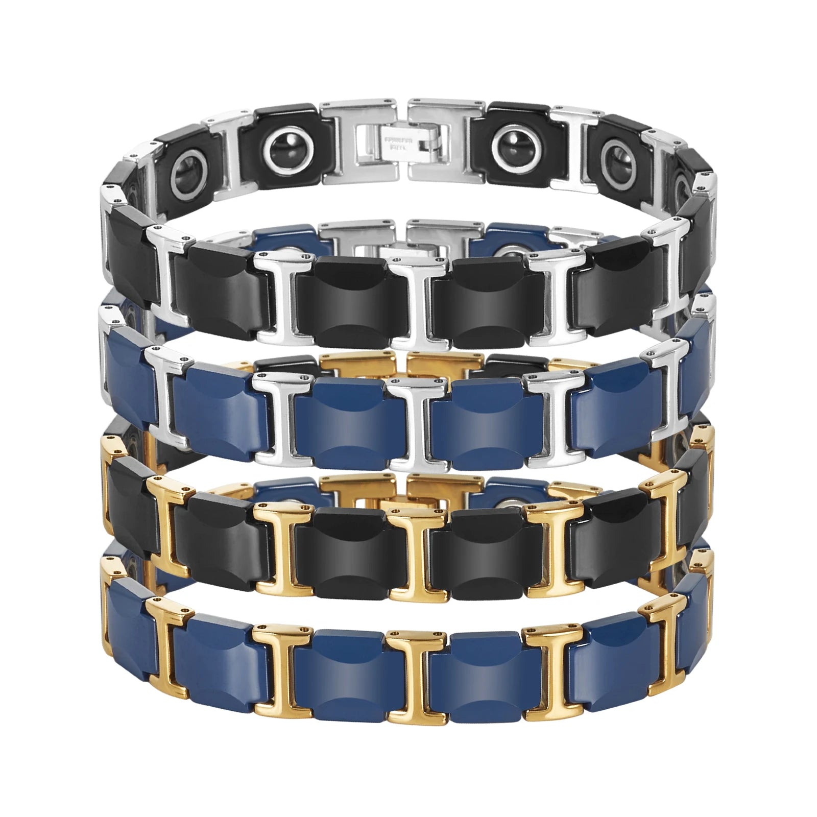 Anti-scratch Ceramic Bracelet for Men Magnetic.