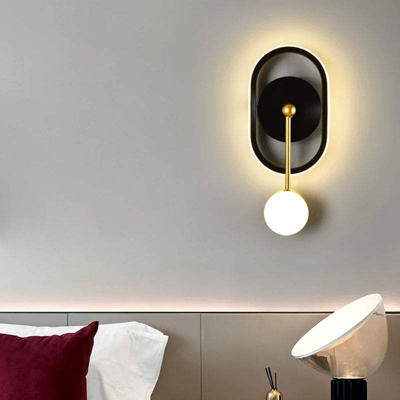 Minimalist LED Wall Lamp Living Room.