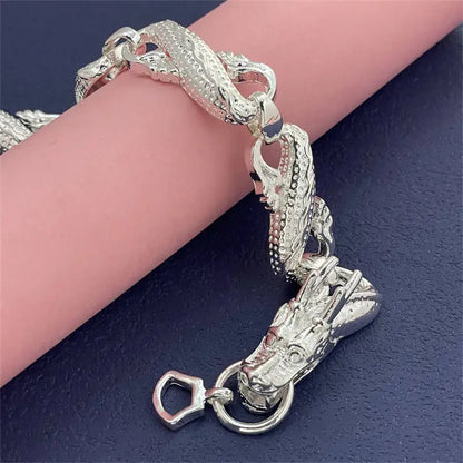 New Arrival 925 Sterling Silver Dragon Bracelet