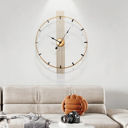 Modern Light Luxury Large Silent Wall Clocks.