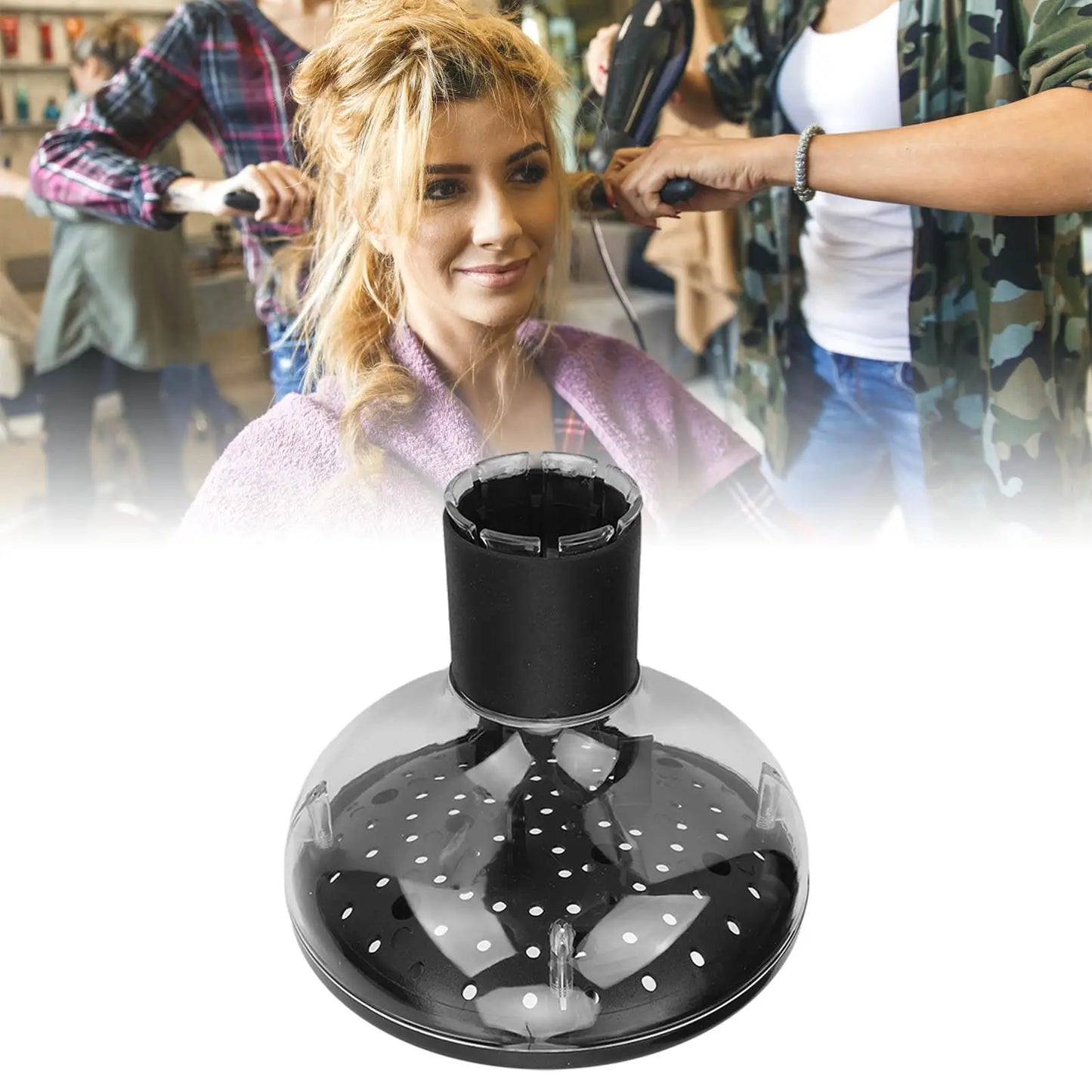 Fashionable Portable Hair Diffuser for Men and Women.