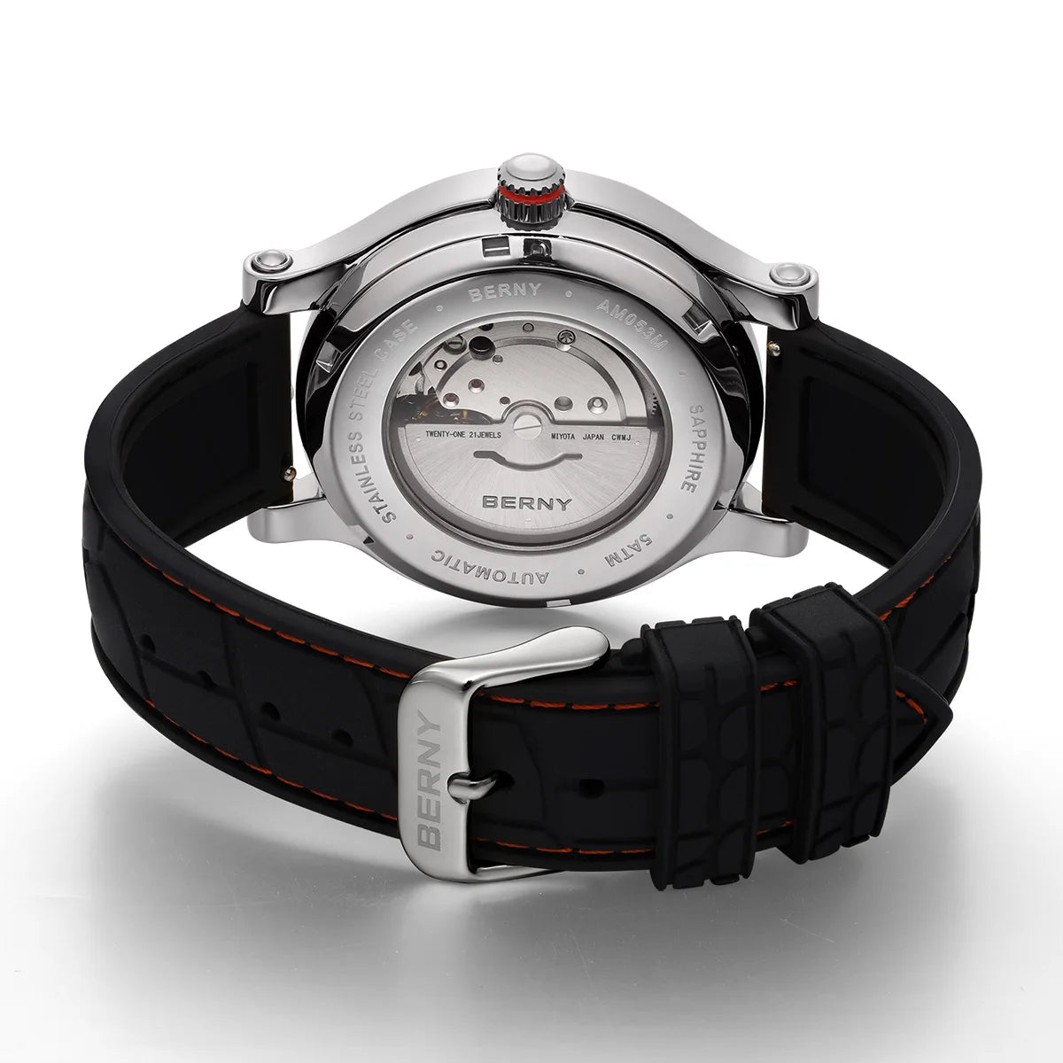 BERNY Men's Mechanical Watch - Sapphire Miyota 8215.