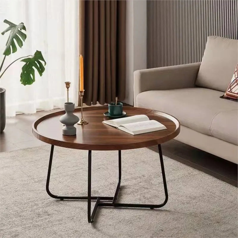 Scandinavian Light Luxury Coffee Table - Modern Elegance for Your Living Space.