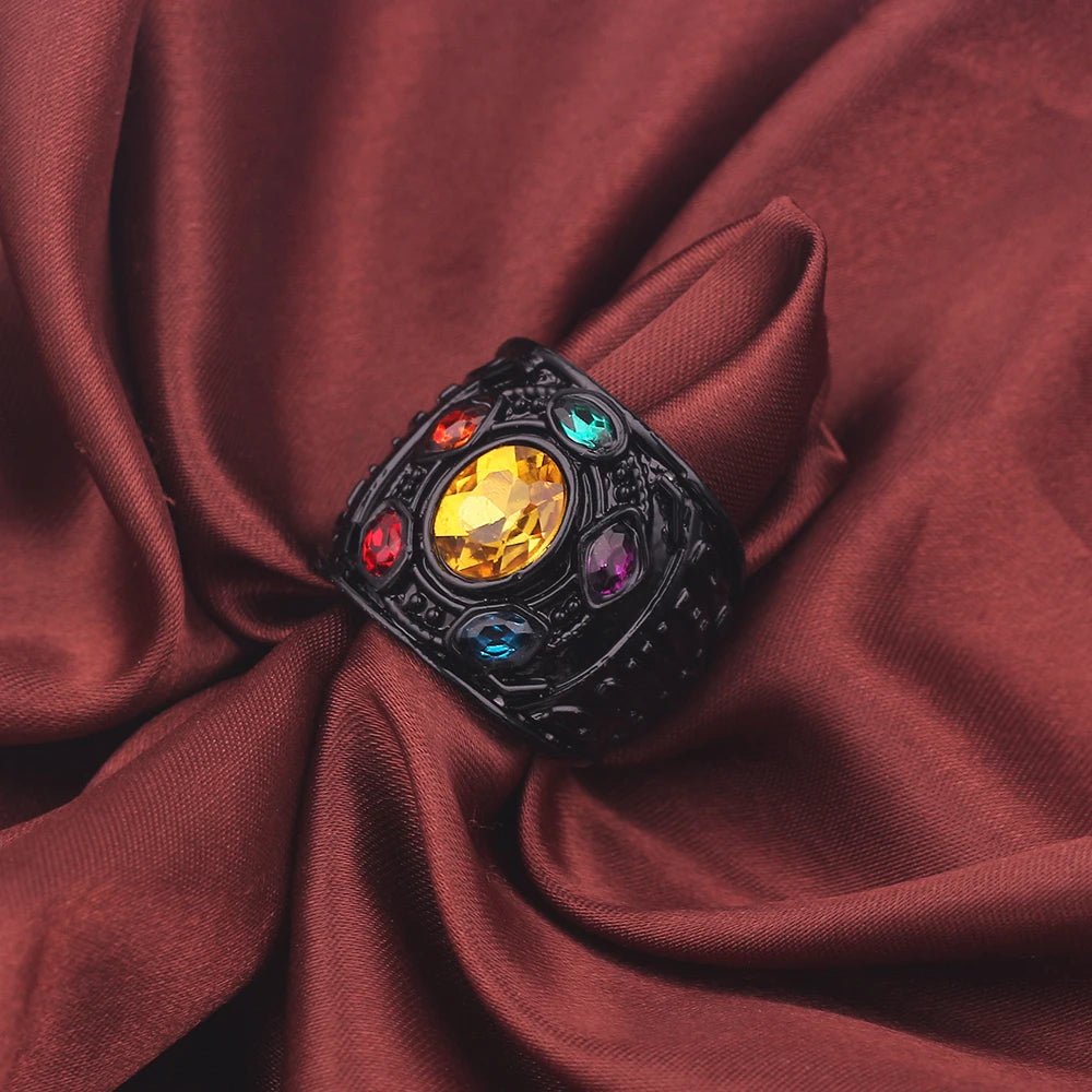 Marvel Movie The Avengers Thanos Gem Ring for Men.