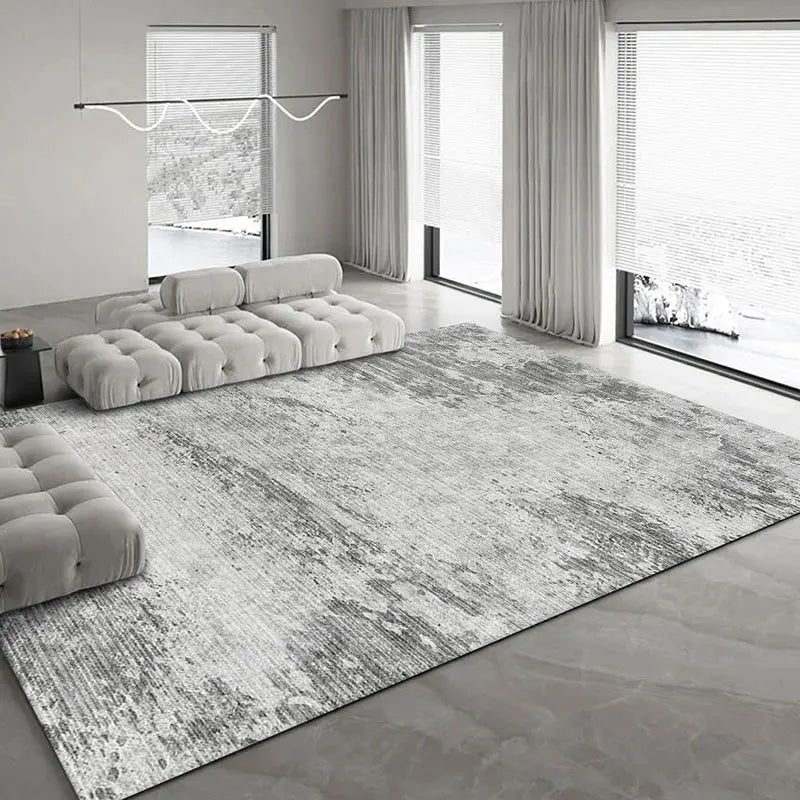 Modern Abstract Living Room Decoration Carpet Simple Bedroom Bedside Large Area Rug Light Luxury Study Cloakroom Non-slip Rugs