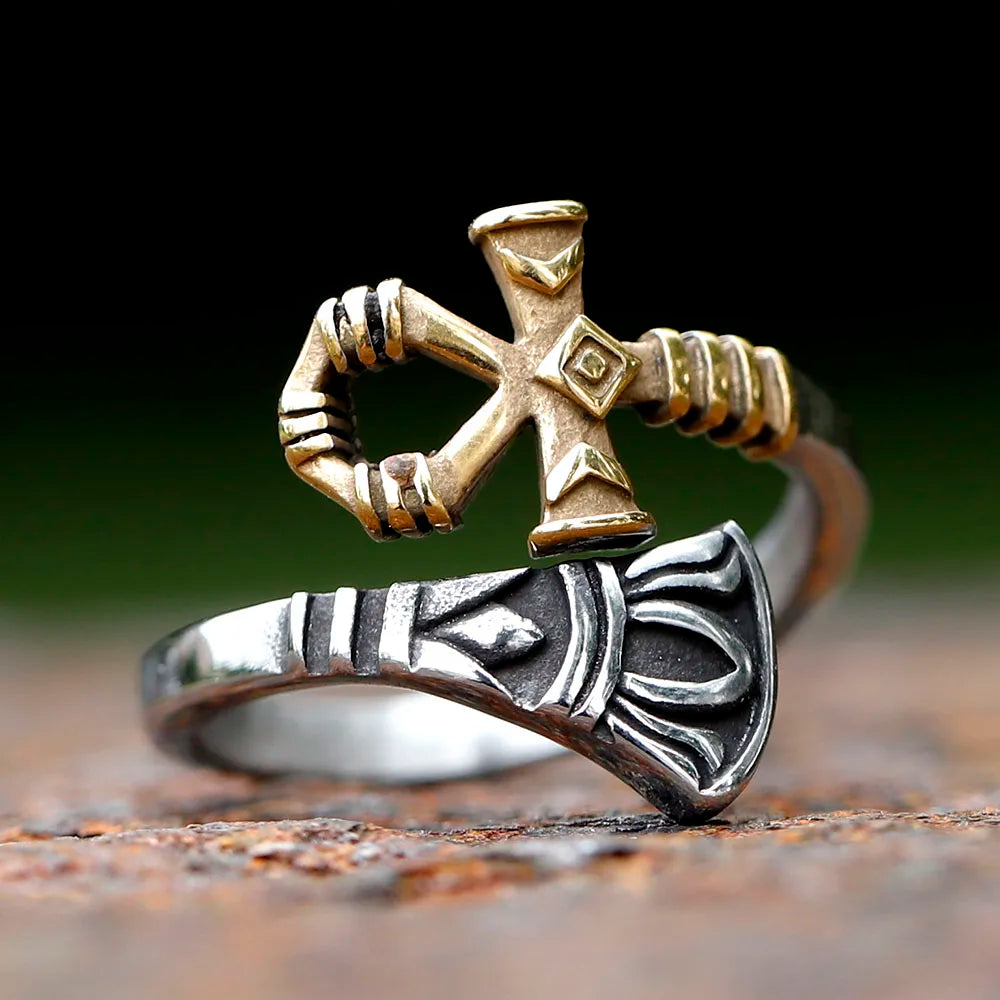 New Vintage Egyptian Traditional Elements Ring.