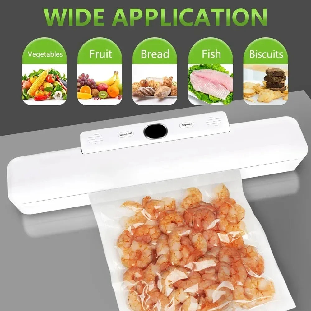 Automatic Vacuum Sealer Machine for Food Storage.