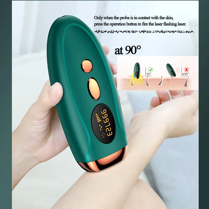 IPL Hair Removal Safe Laser Epilator 990000 Flash LCD Display Bikini Depil Beauty for Women Painless Body Hair Removal At Home