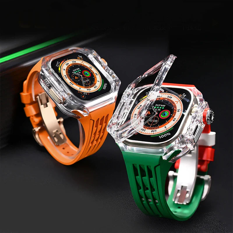 transparent watch case