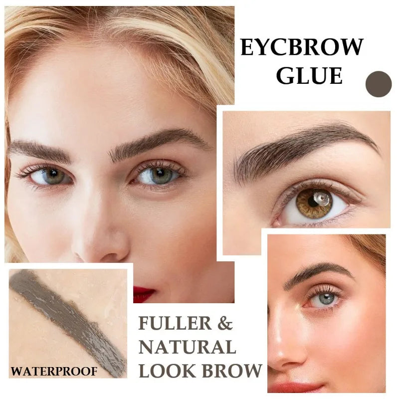 Long Lasting Eyebrow Dye Tint Waterproof Eye brow Creamwith Eyebrow Brush Natural Eye Brow Enhancers Wild Eyebrow Tinted Makeup