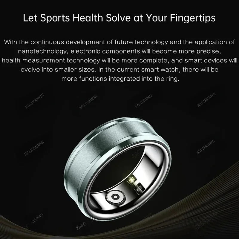 New Smart Ring Heart Blood Oxygen.