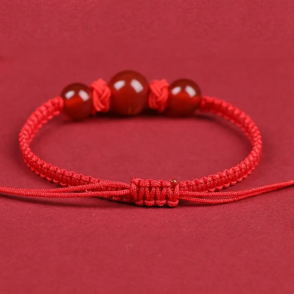 Chinese Style Dragon Bracelet 2024 Dragon Year Lucky Red Rope Bracelet Xmas Near Year Gift