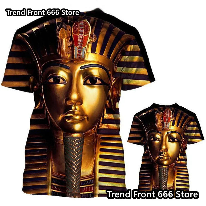 Summer Kids And Mens Egyptian pharaoh t shirts.