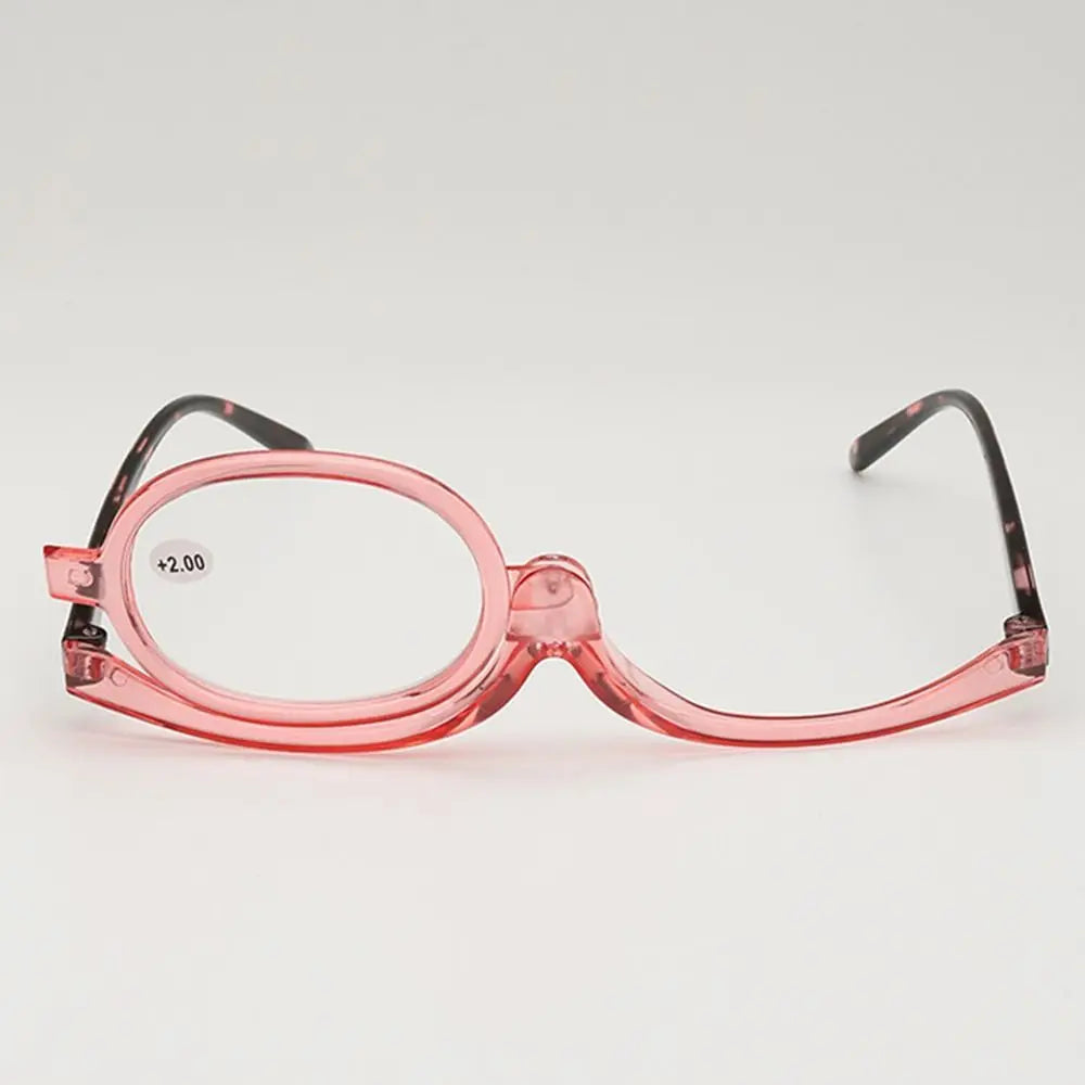 design rotating makeup reading glasses magnifying make