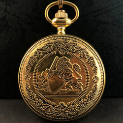 Luxury Vintage Gold Pocket Watch Mechanical.