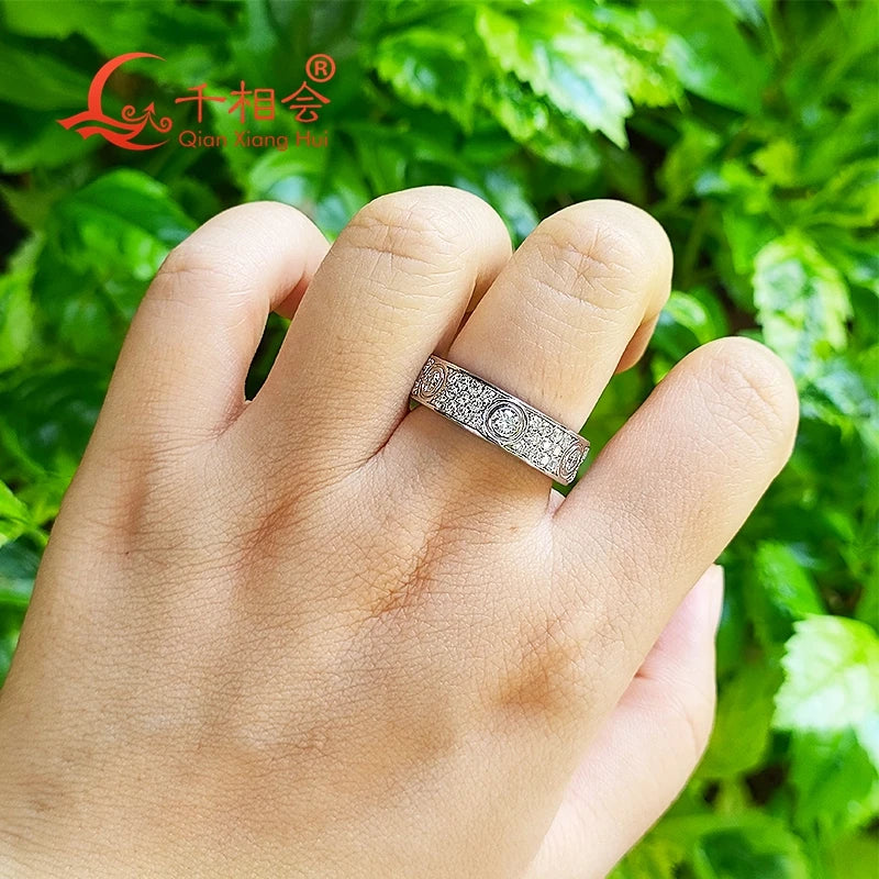 925 Silver Classic Love Eternity Ring.