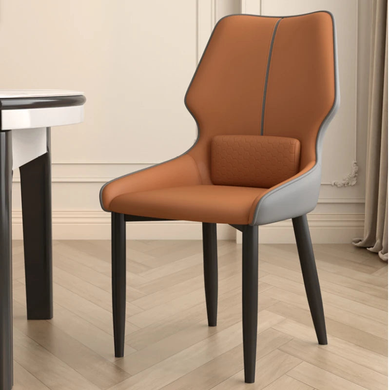 Light Luxury Dining Chair - Modern Minimalist Living Room Chair.