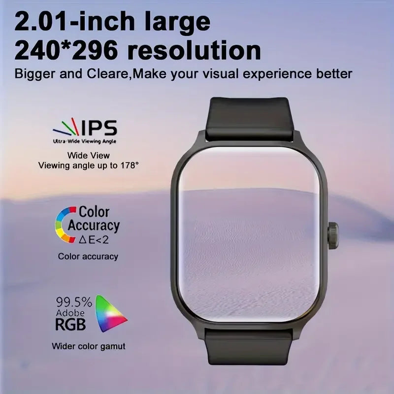 Smart Watch UNISEX 2.01 Inch Screen.