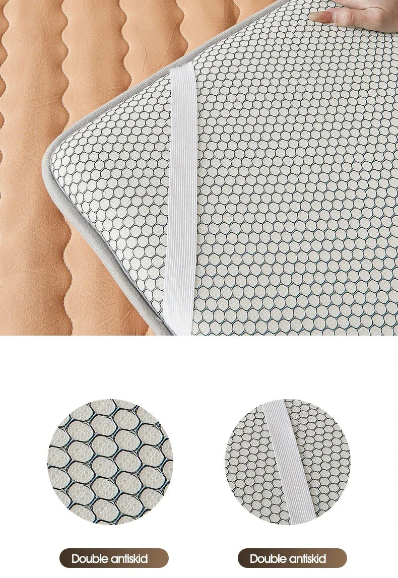 Knitted Skin-friendly Cotton Mattress Household Antibacterial and Mite-free Mattress Student Dormitory Thickened Sleeping Mat