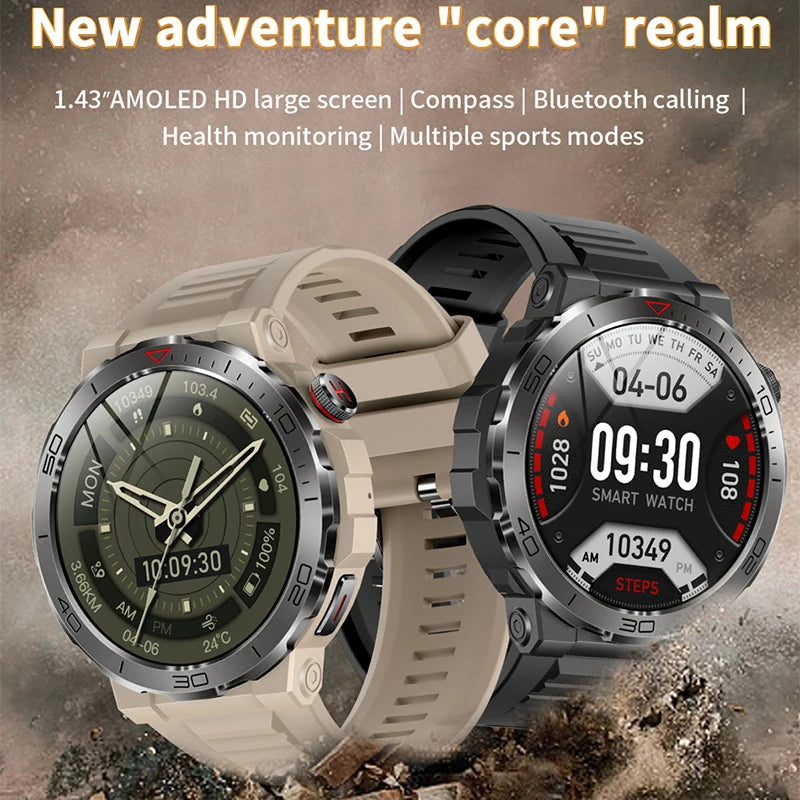 ChiBear 1.43&quot; AMOLED Smart Watch for Men 2024.