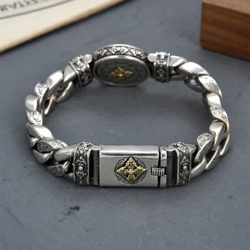 Silver National Style Original Design Bracelet.