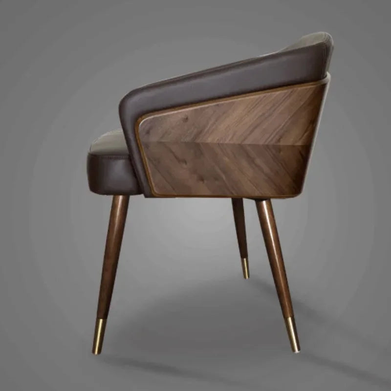 Modern Minimalist Dining Chair Luxury Wooden.