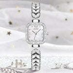 OLEVS Luxury Silver Women's Watch